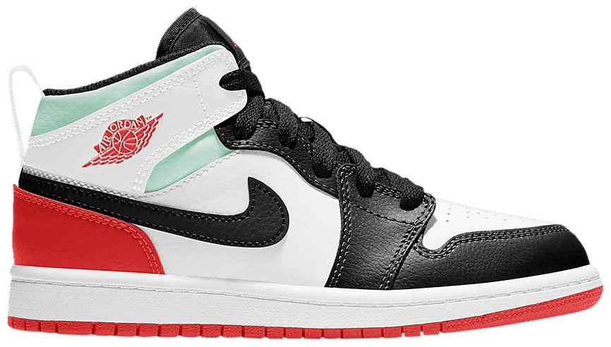 Air Jordan 1 Mid SE PS  Red Black Toe  BQ6932-100 - vstockx