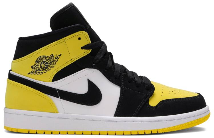 Air Jordan 1 Mid SE  Yellow Toe  852542-071 - vstockx
