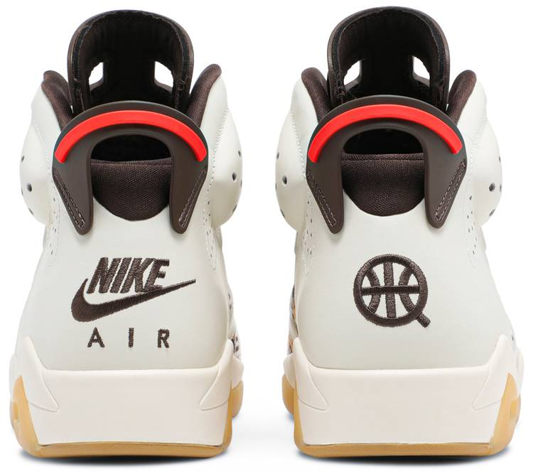 Air Jordan 6 Retro  Quai 54   Sail Gum  CZ4152-100 - vstockx