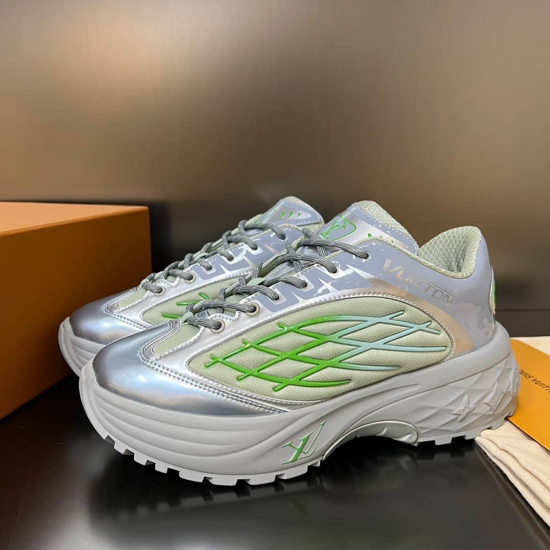 Louis Vuitton LV Discovery Lace Up Grey - vstockx