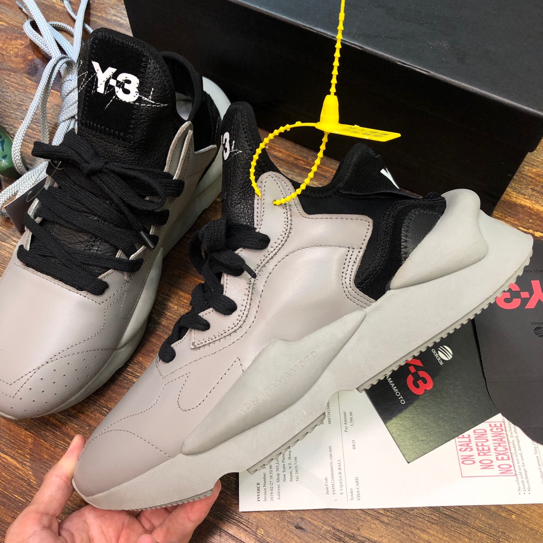 Y-3 Kaiwa Lace-Up Sneakers 30 - vstockx