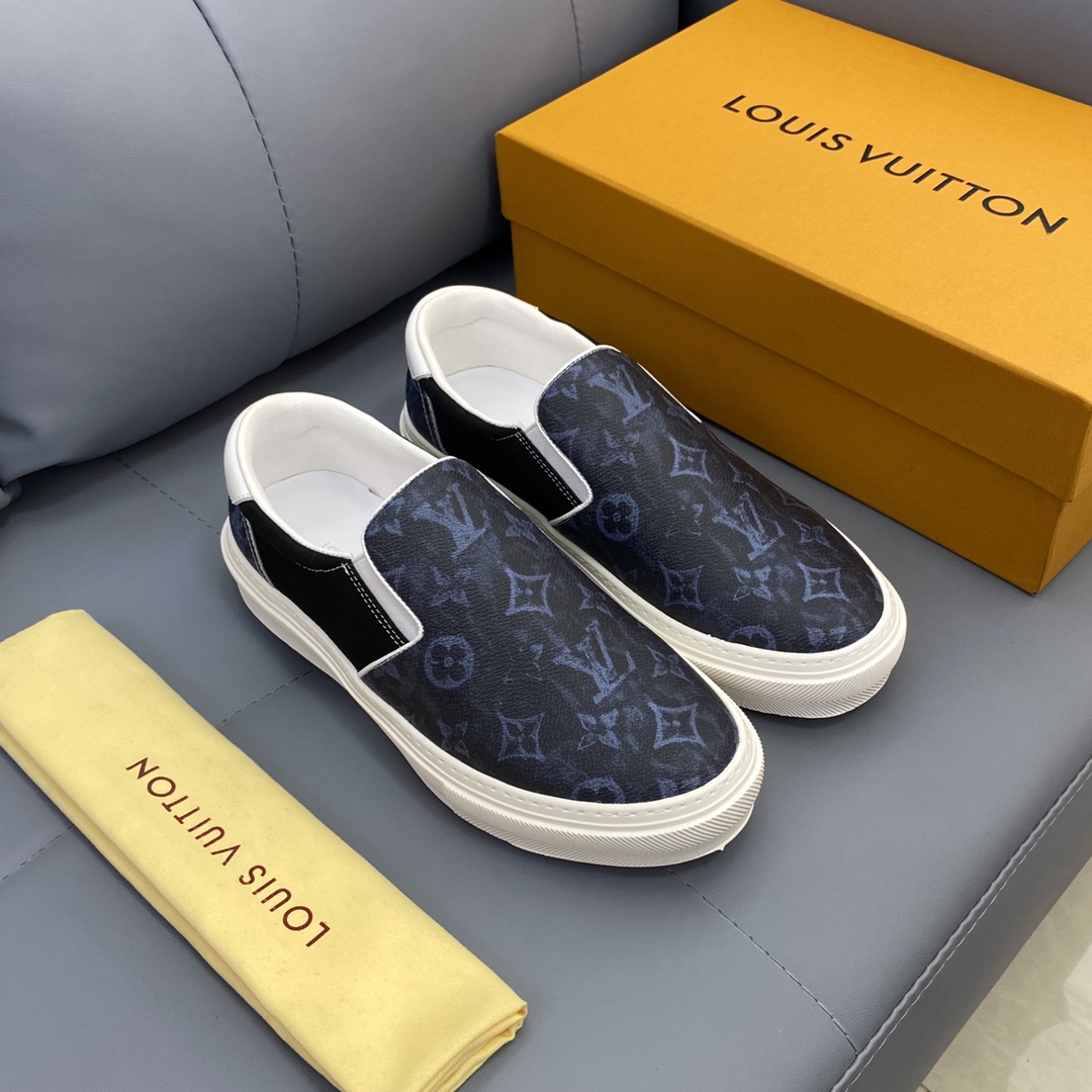 Louis Vuitton Monogram Denim sneaker 20 - vstockx
