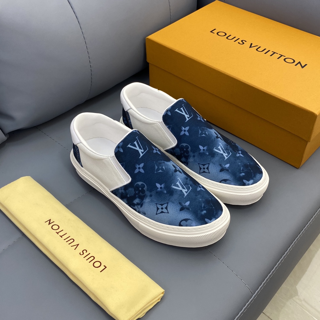 Louis Vuitton Monogram Denim sneaker 25 - vstockx