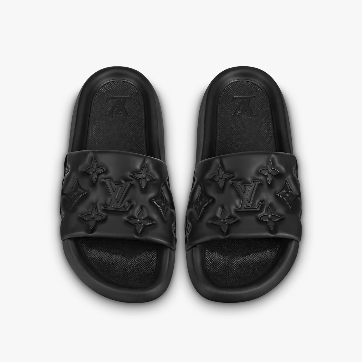 Louis Vuitton Waterfront Sandals Black - vstockx