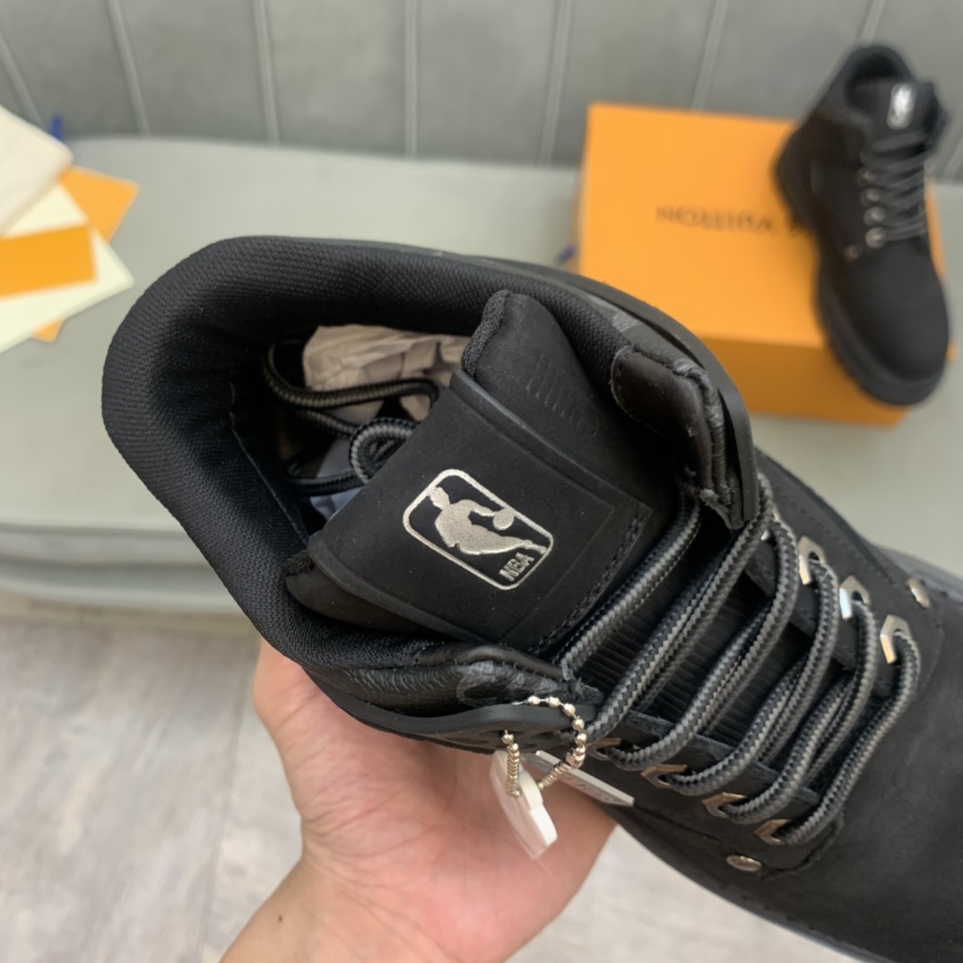 Louis Vuitton Blue 1a8jtx Oberkampf Ankle Boots/Booties 1 - vstockx