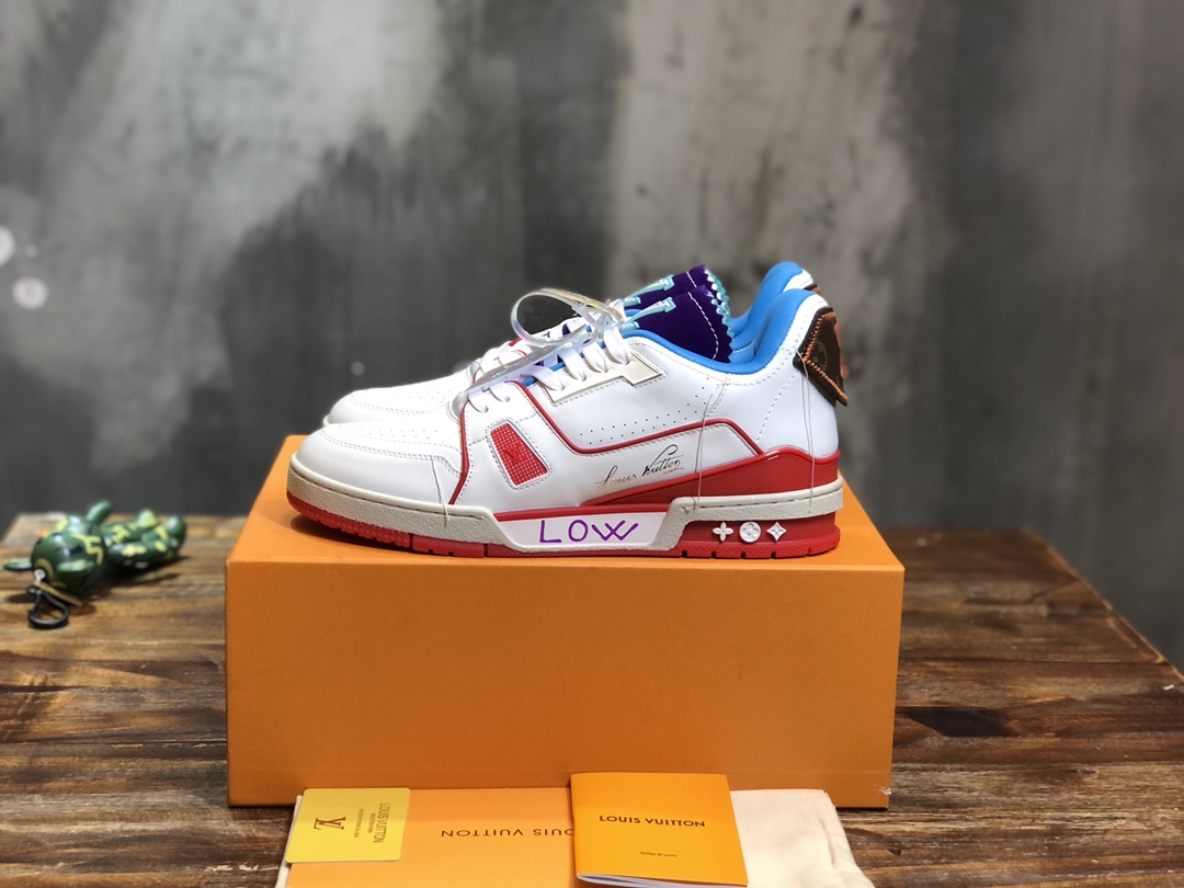 Louis Vuitton Trainer Sneakers 77 - vstockx