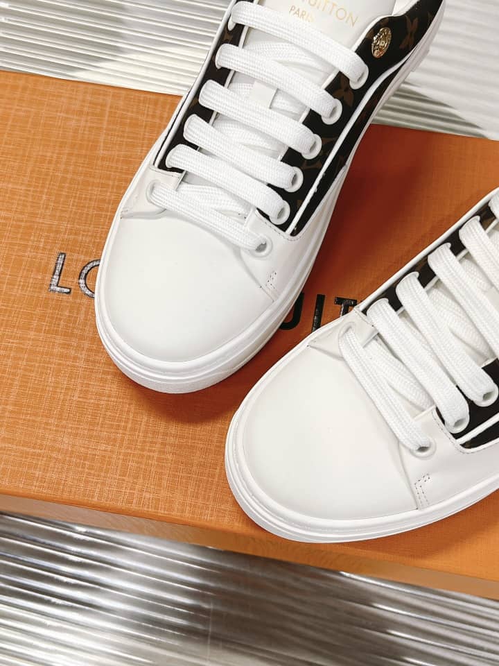 Louis Vuitton Time Out Sneaker Cacao Brown - vstockx