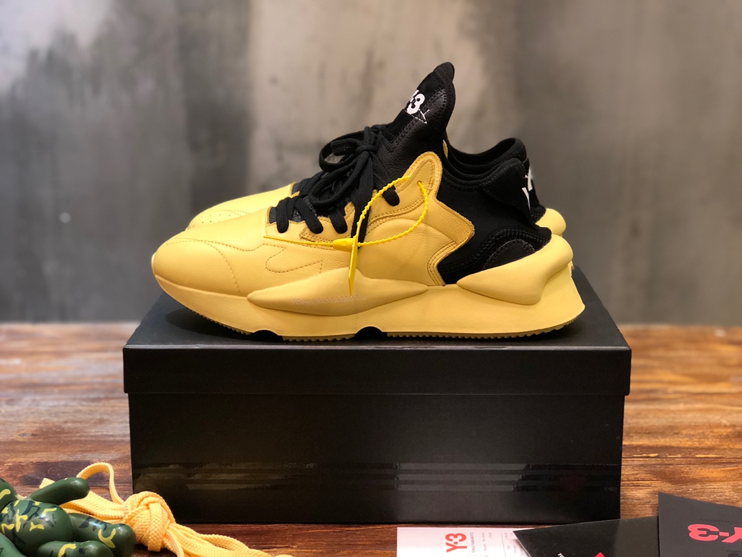 Y-3 Kaiwa Lace-Up Sneakers 31 - vstockx