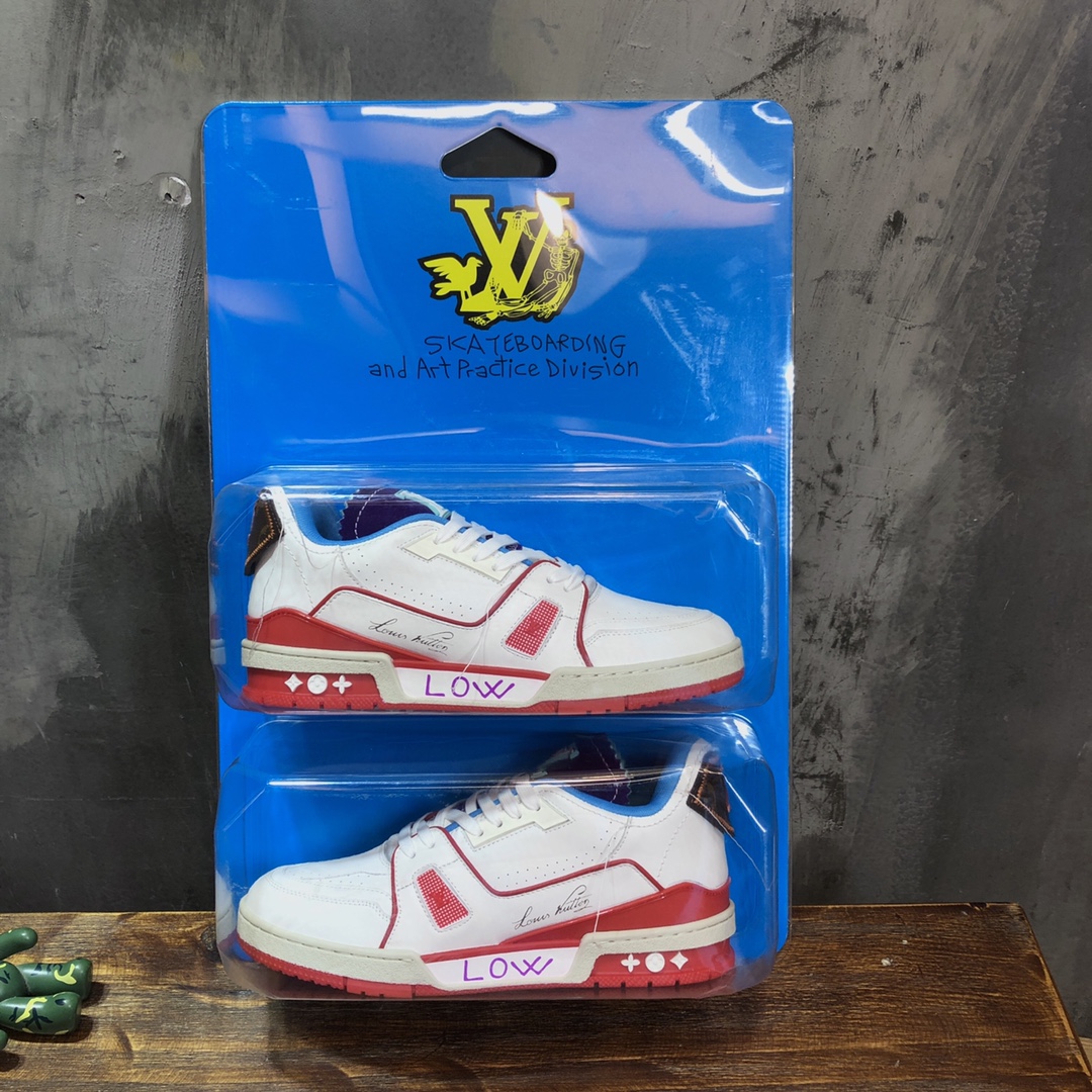 Louis Vuitton Trainer Sneakers 77 - vstockx