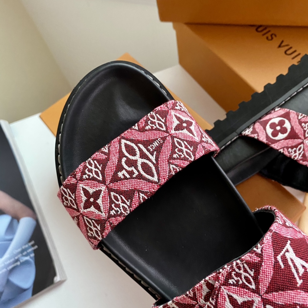 Louis Vuitton PASEO FLAT COMFORT SANDALS WOMEN 6 - vstockx