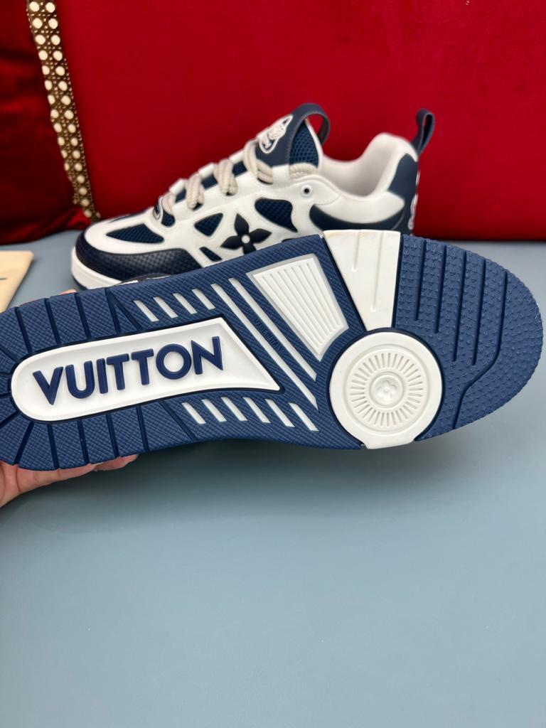 Louis Vuitton LV Skate Sneaker Marine White - vstockx