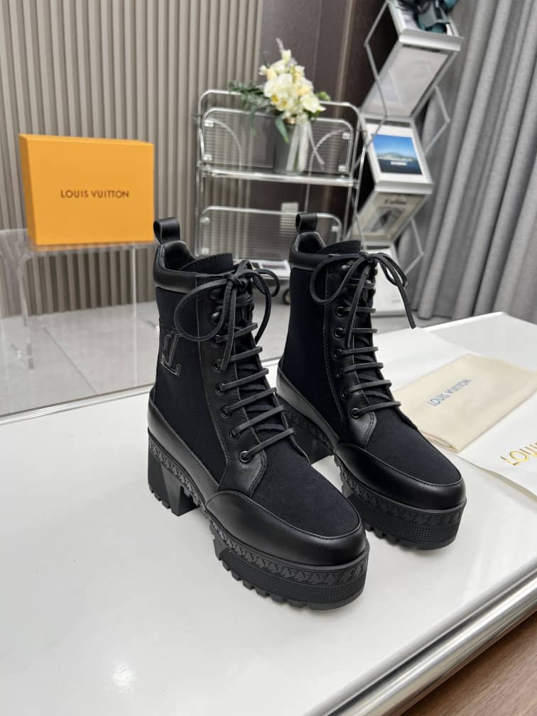Louis Vuitton Laureate Platform Desert Boot Colours Noir - vstockx