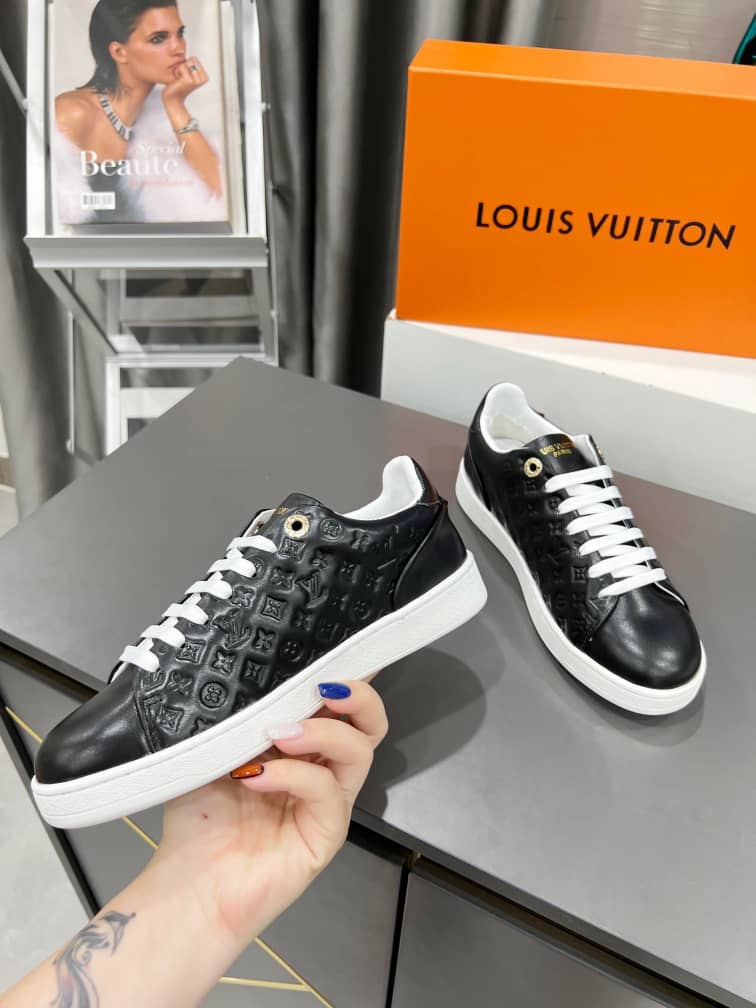 Louis Vuitton Frontrow Sneaker Noir - vstockx