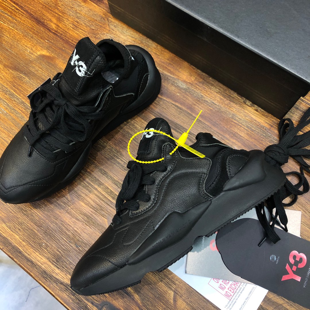 Y-3 Kaiwa Lace-Up Sneakers 38 - vstockx