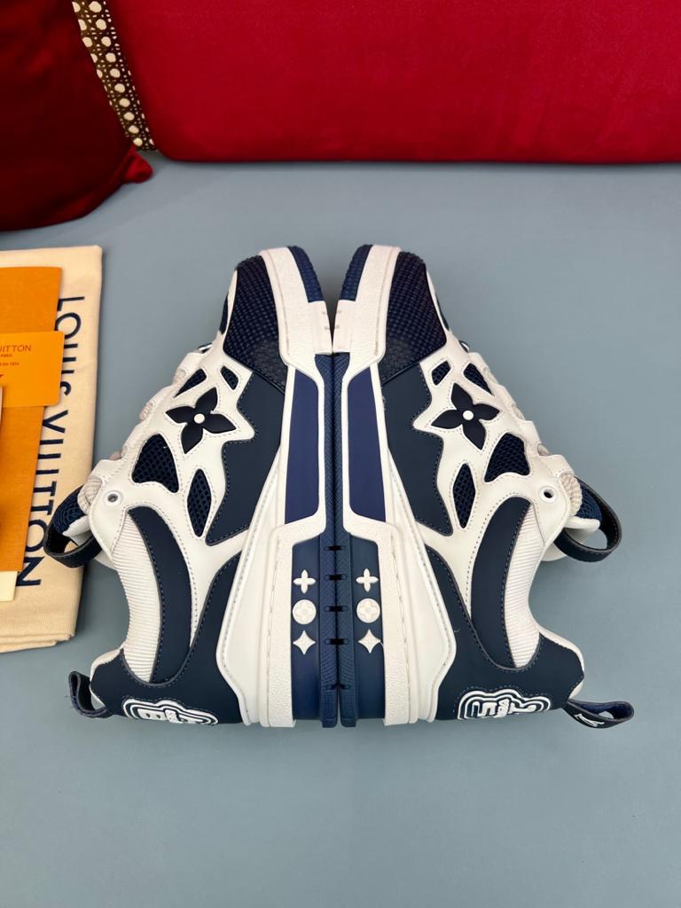 Louis Vuitton LV Skate Sneaker Marine White - vstockx