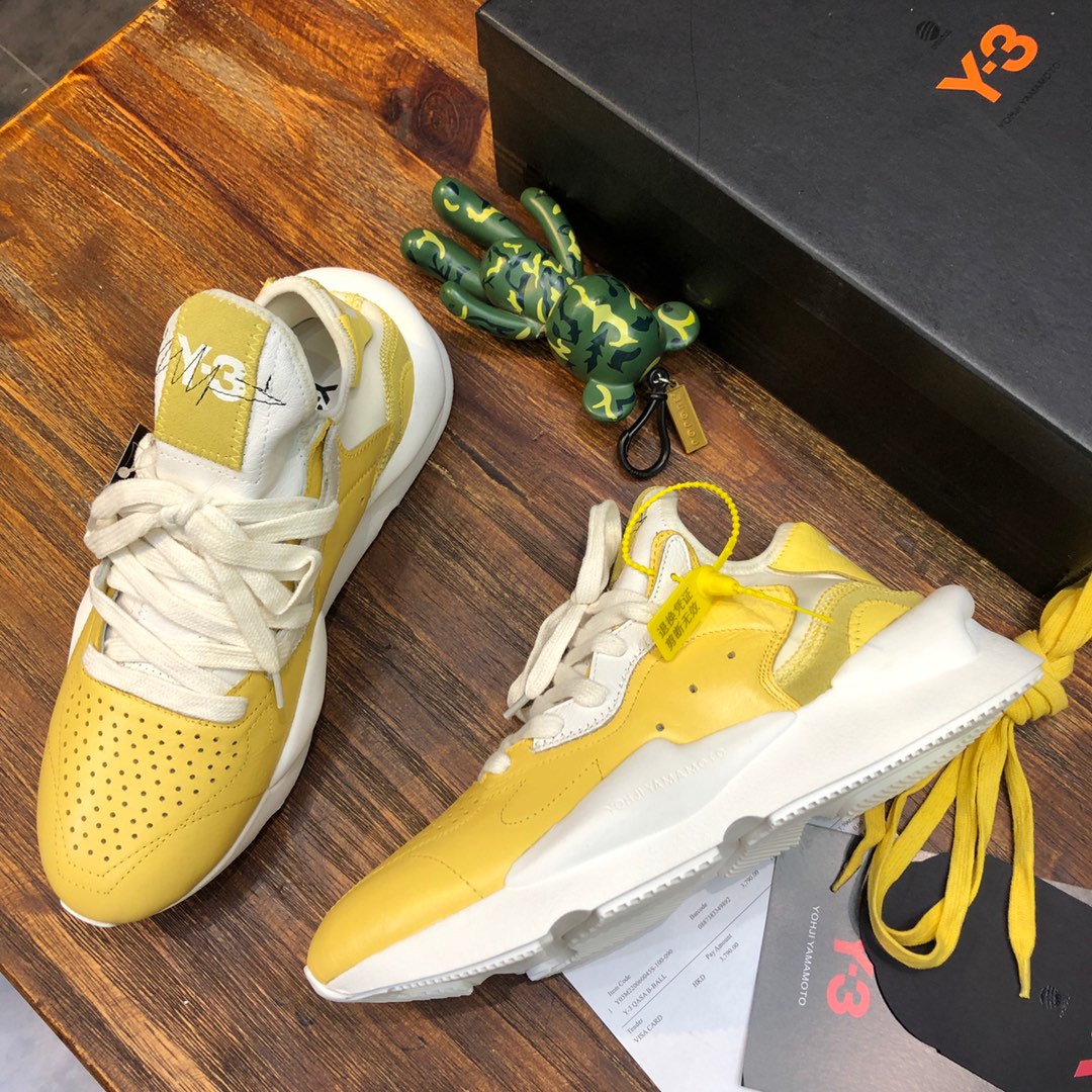 Y-3 Kaiwa Lace-Up Sneakers 32 - vstockx