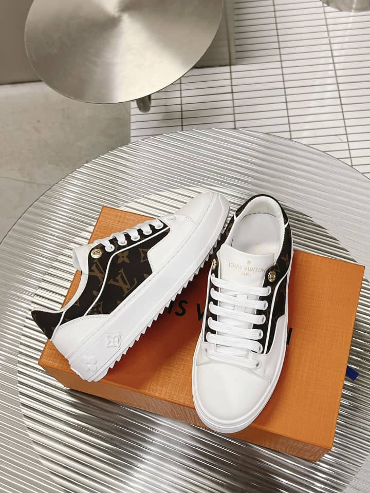 Louis Vuitton Time Out Sneaker Cacao Brown - vstockx