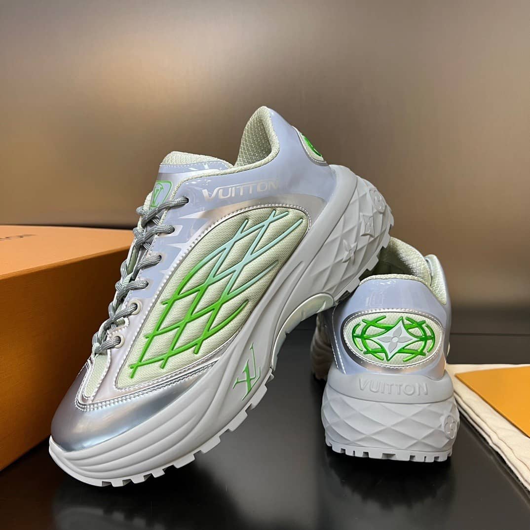 Louis Vuitton LV Discovery Lace Up Grey - vstockx