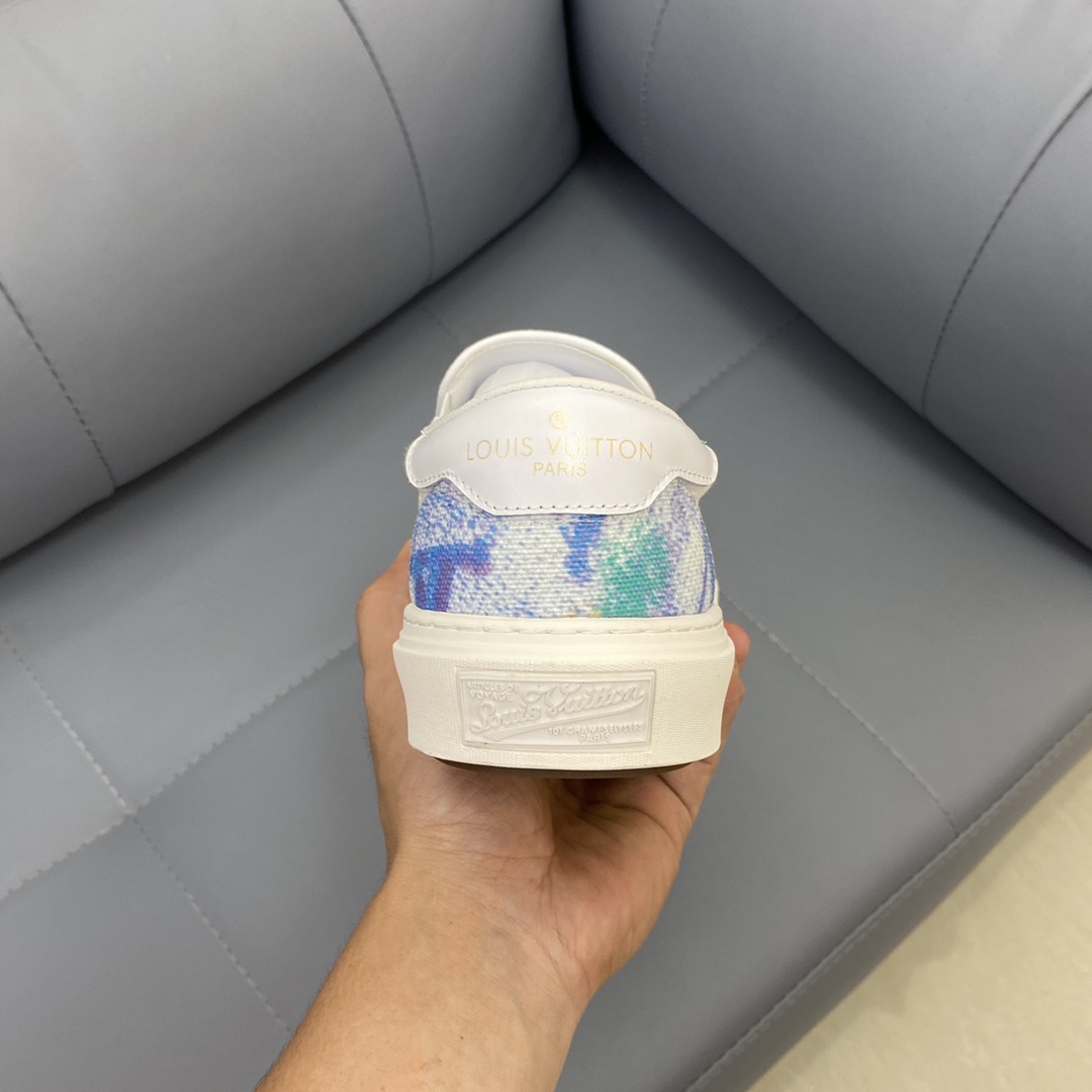 Louis Vuitton Monogram Denim sneaker 24 - vstockx