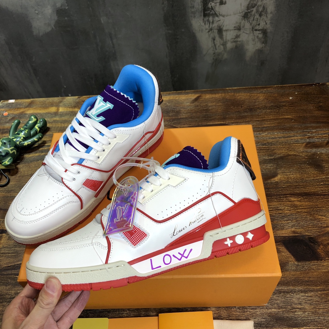 Louis Vuitton Trainer Sneakers 77 - vstockx
