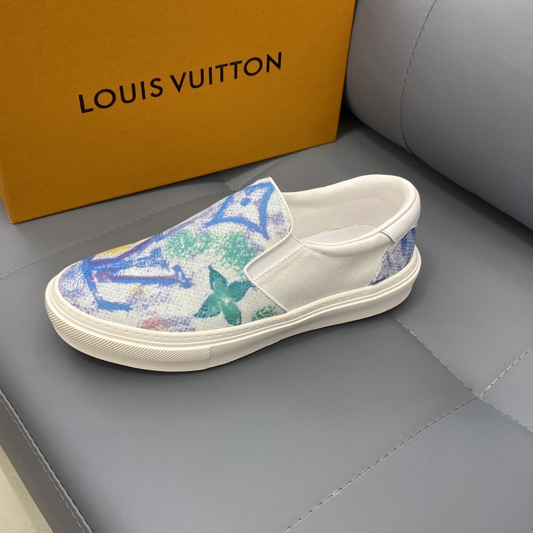 Louis Vuitton Monogram Denim sneaker 24 - vstockx