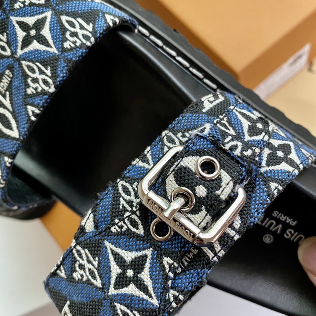 Louis Vuitton PASEO FLAT COMFORT SANDALS WOMEN 6 - vstockx