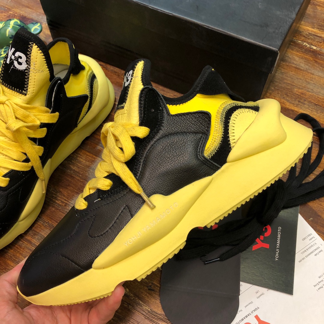 Y-3 Kaiwa Lace-Up Sneakers 27 - vstockx