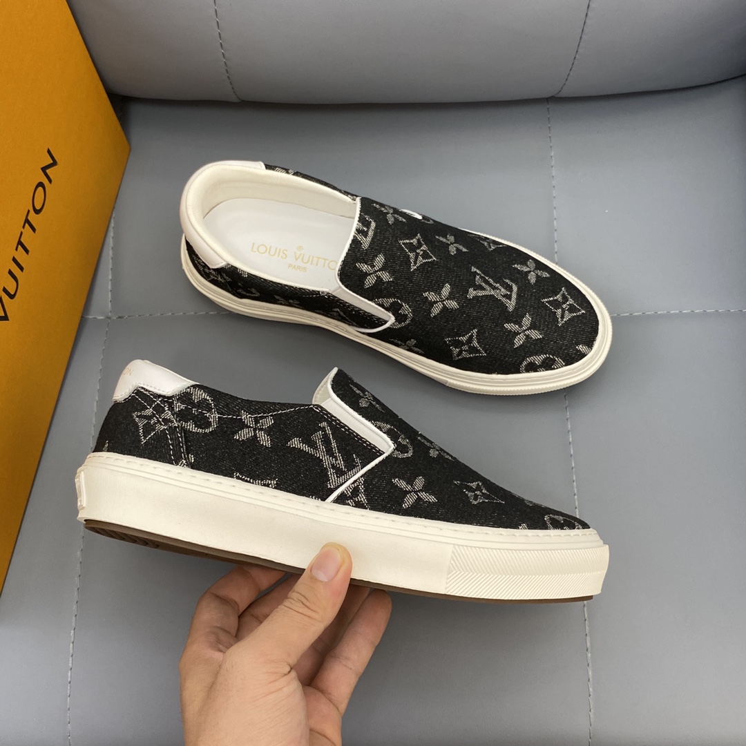 Louis Vuitton Monogram Denim sneaker 28 - vstockx
