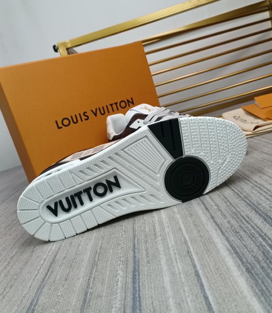 Louis Vuitton LV Trainer #54 Damier Ebene Multi - vstockx