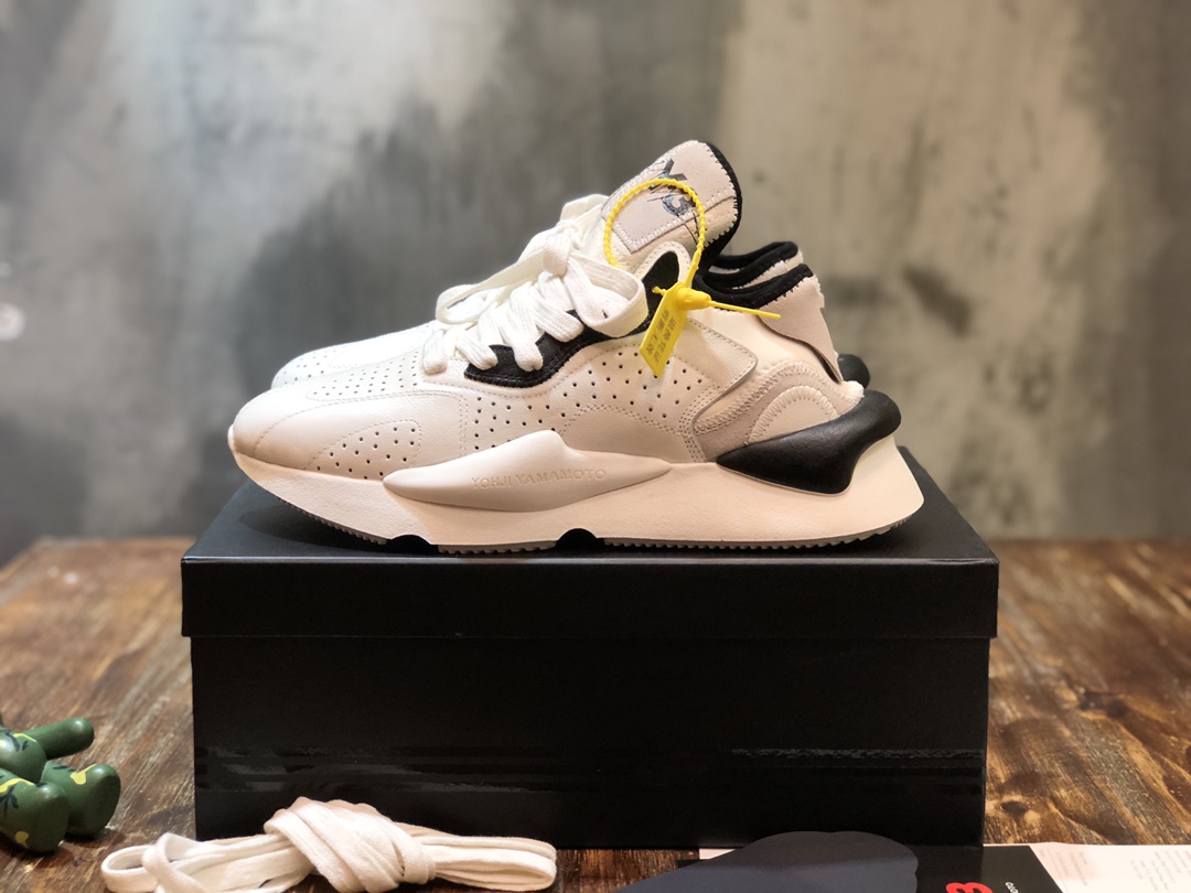 Y-3 Kaiwa Lace-Up Sneakers 28 - vstockx