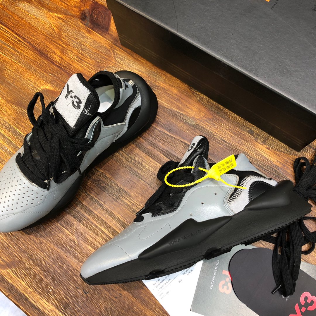 Y-3 Kaiwa Lace-Up Sneakers 33 - vstockx