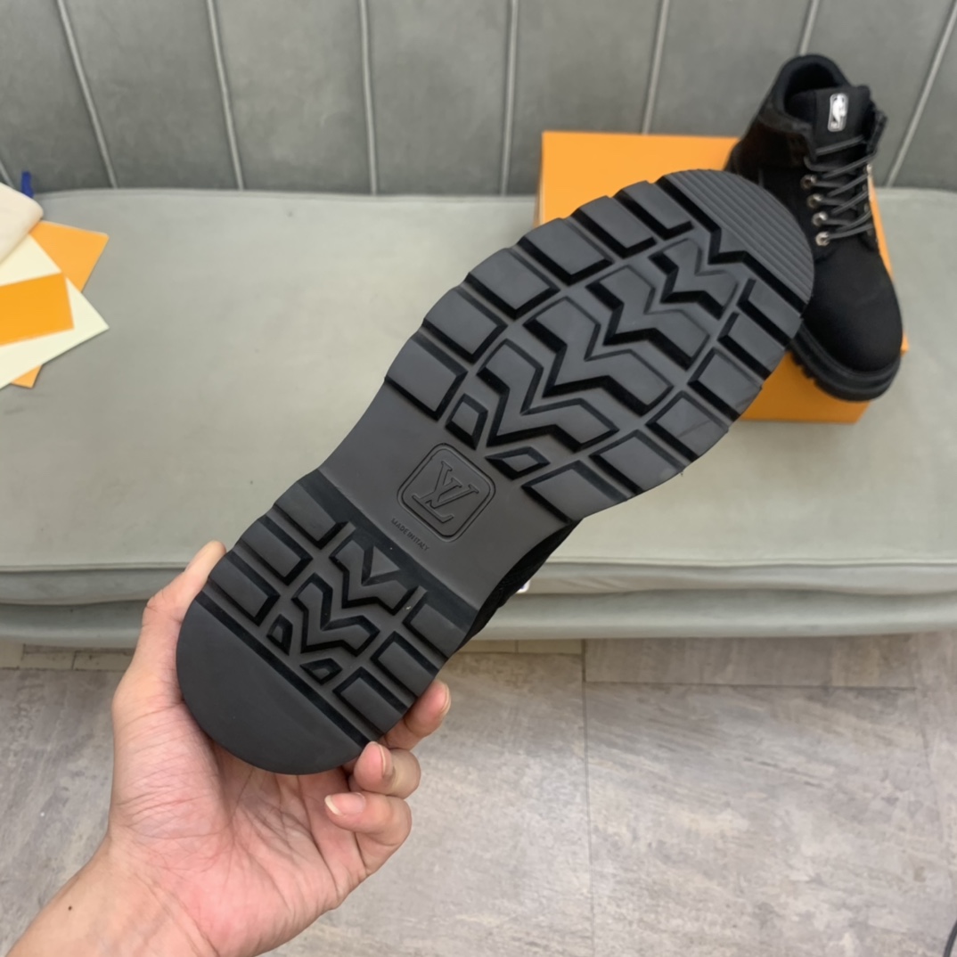 Louis Vuitton Blue 1a8jtx Oberkampf Ankle Boots/Booties 1 - vstockx