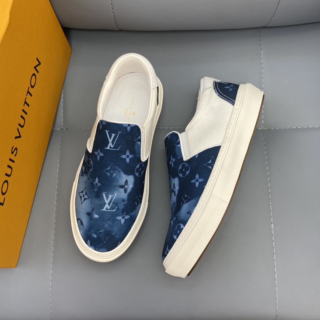 Louis Vuitton Monogram Denim sneaker 25 - vstockx