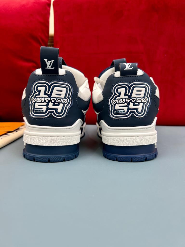 Louis Vuitton LV Skate Sneaker Marine White - vstockx