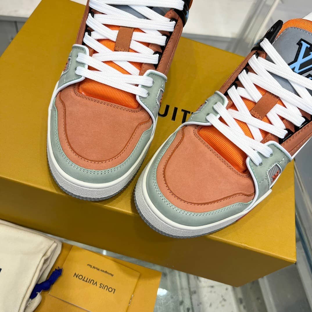 Louis Vuitton LV Trainer Sneaker Orange - vstockx