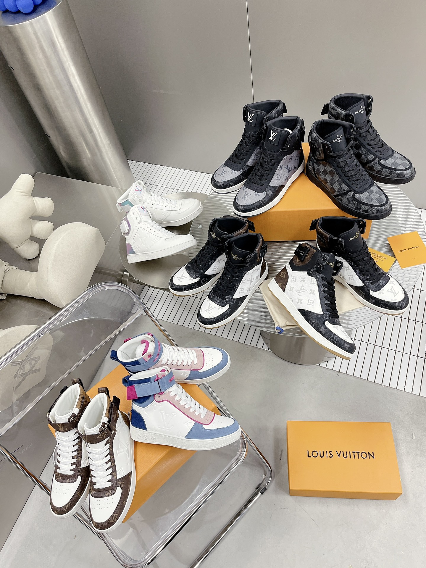 Louis Vuitton RIVOLI TRAINER BOOTS SNEAKER 11 - vstockx