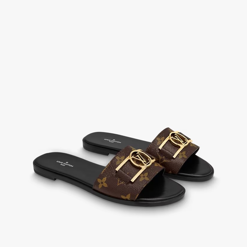 Louis Vuitton 1A64MK Lock it Flat Mule - vstockx