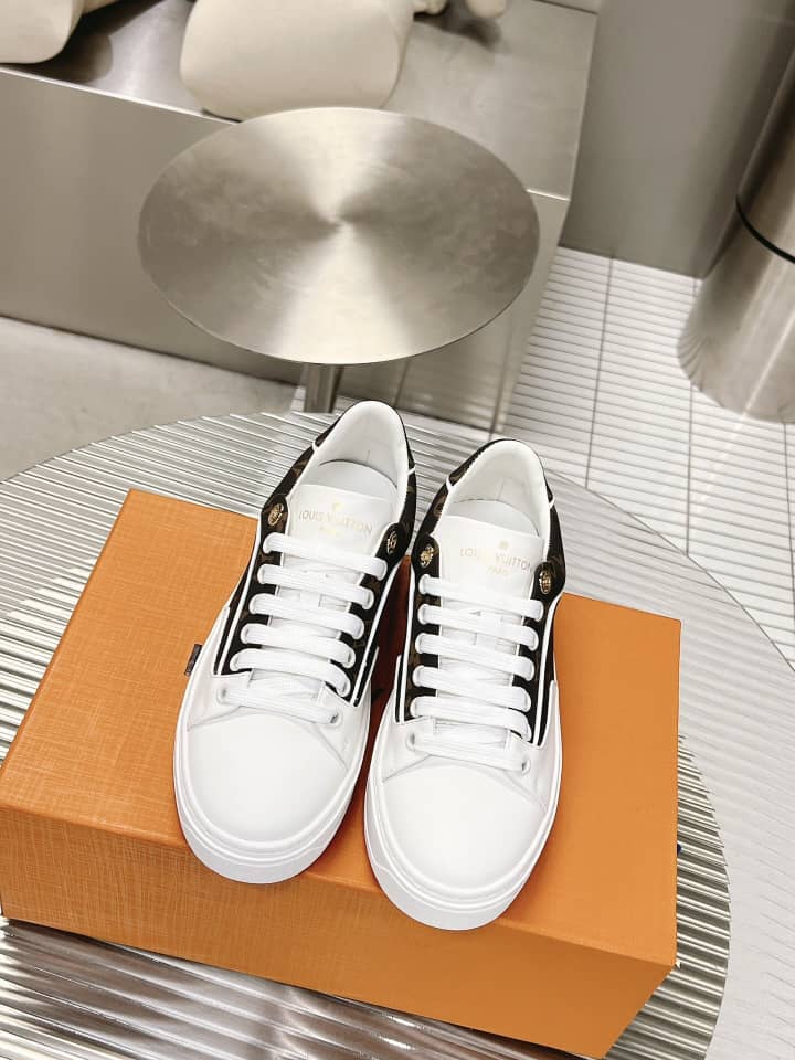 Louis Vuitton Time Out Sneaker Cacao Brown - vstockx