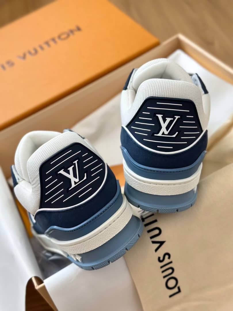 Louis Vuitton LV Trainer Sneaker Blue - vstockx