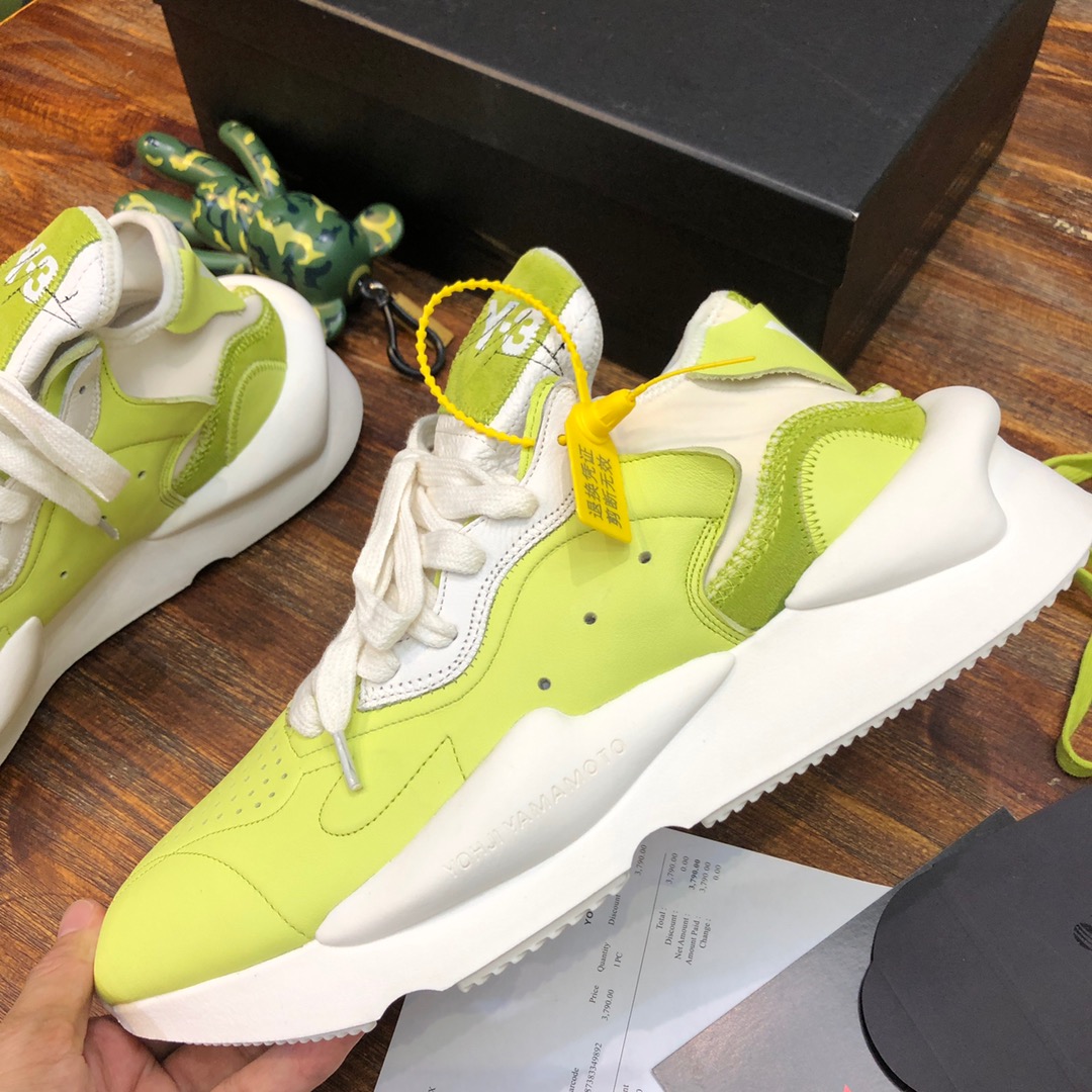 Y-3 Kaiwa Lace-Up Sneakers 35 - vstockx