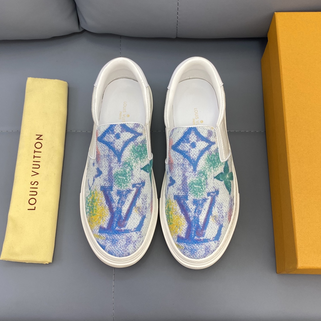 Louis Vuitton Monogram Denim sneaker 24 - vstockx