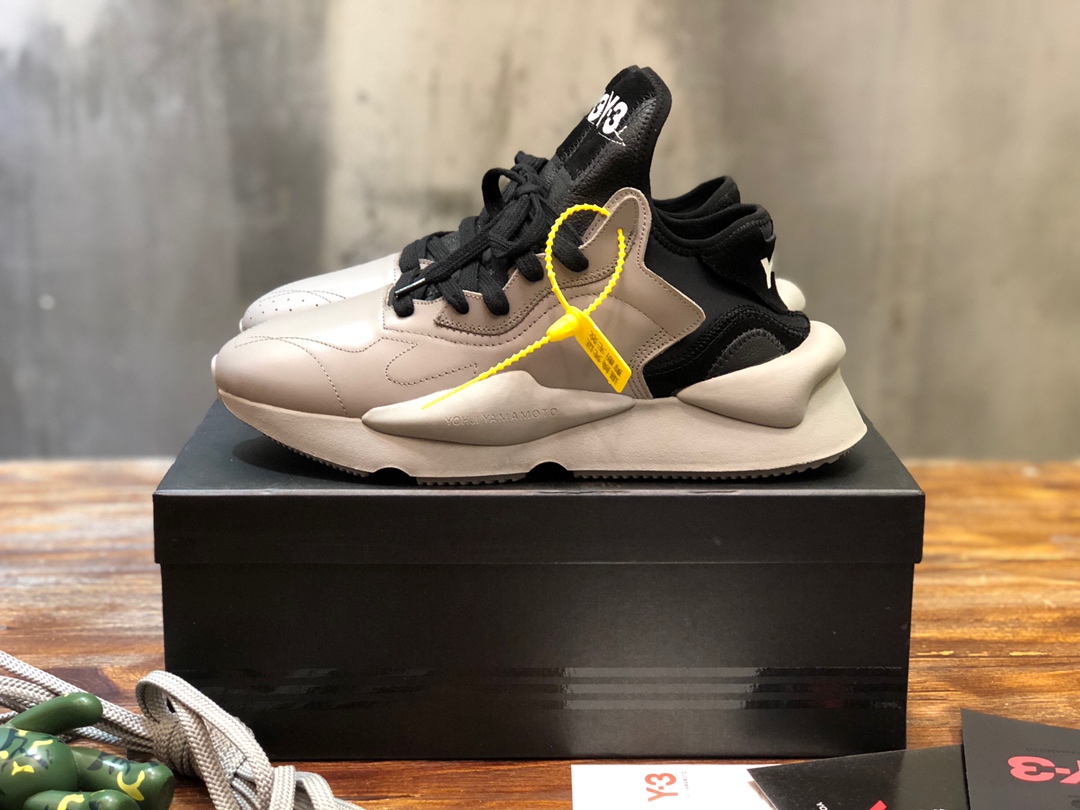 Y-3 Kaiwa Lace-Up Sneakers 30 - vstockx