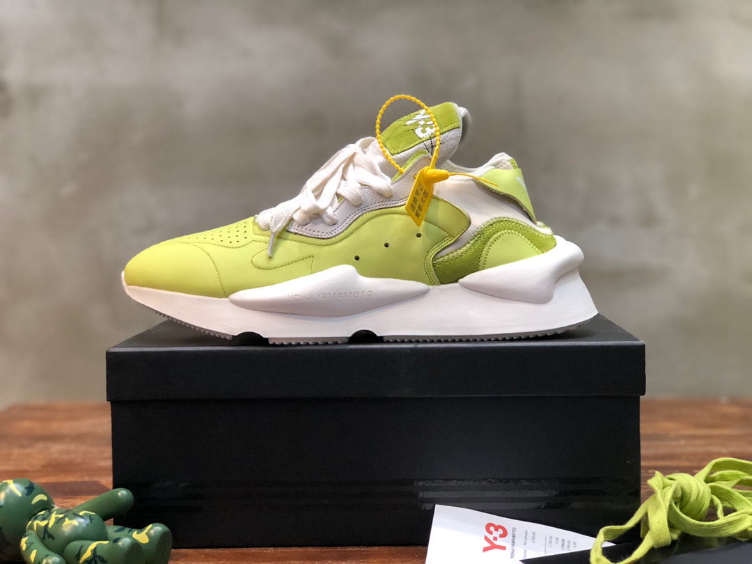 Y-3 Kaiwa Lace-Up Sneakers 35 - vstockx