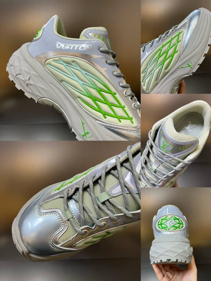 Louis Vuitton LV Discovery Lace Up Grey - vstockx