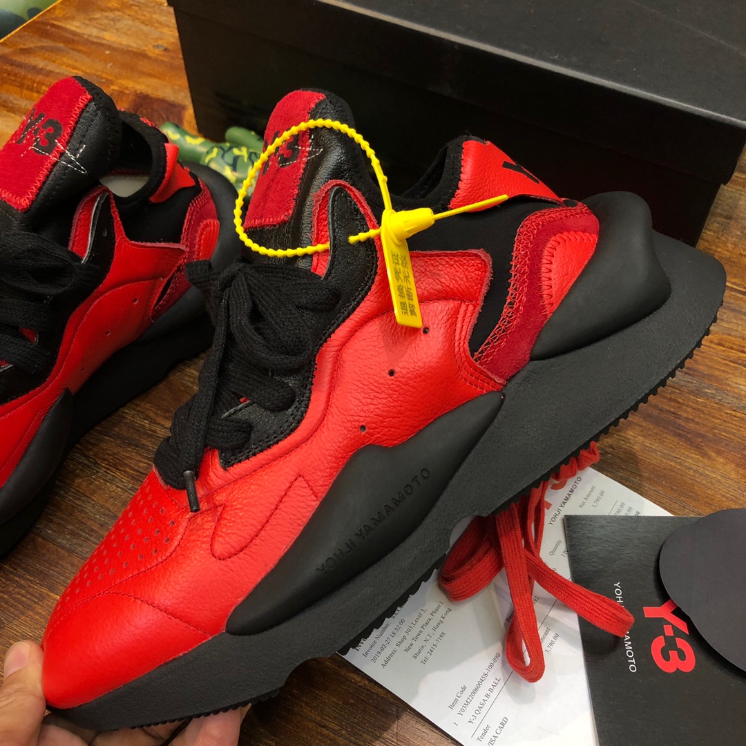 Y-3 Kaiwa Lace-Up Sneakers 37 - vstockx