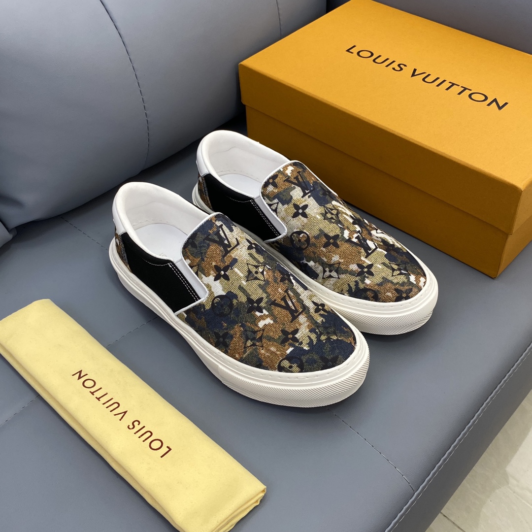 Louis Vuitton Monogram Denim sneaker 26 - vstockx