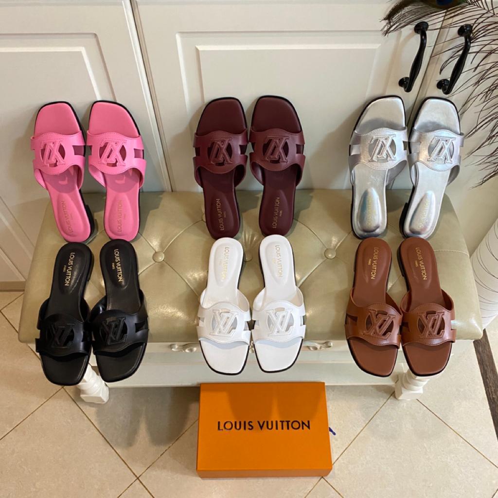 Louis Vuitton LV Isola Flat Mule Black - vstockx