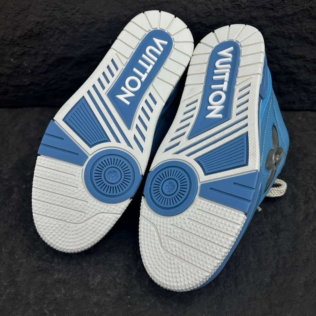 Louis Vuitton LV Skate Sneaker Blue - vstockx