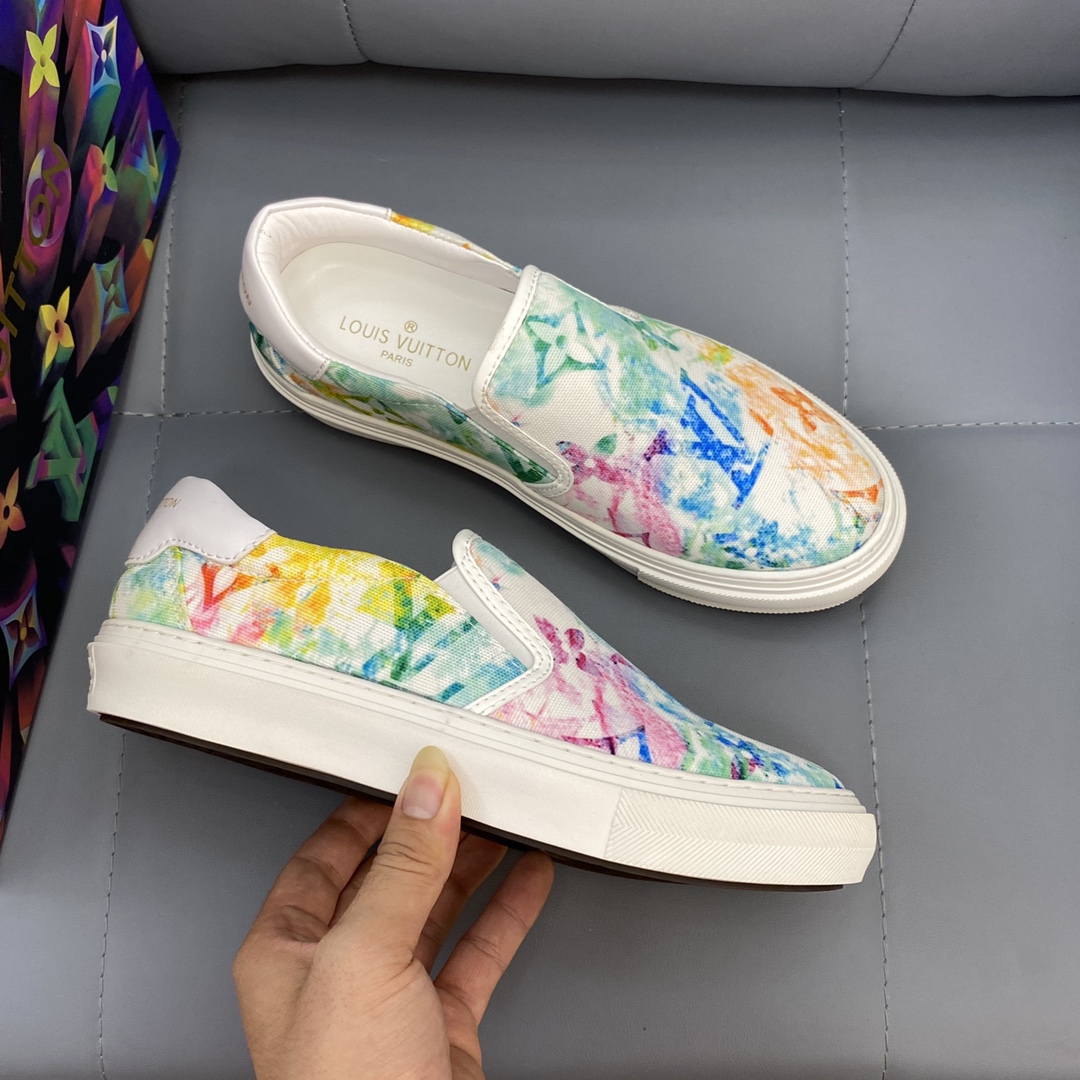 Louis Vuitton Monogram Denim sneaker 4 - vstockx