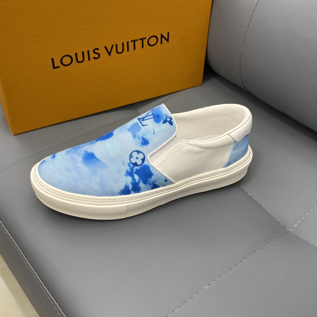 Louis Vuitton Monogram Denim sneaker 23 - vstockx